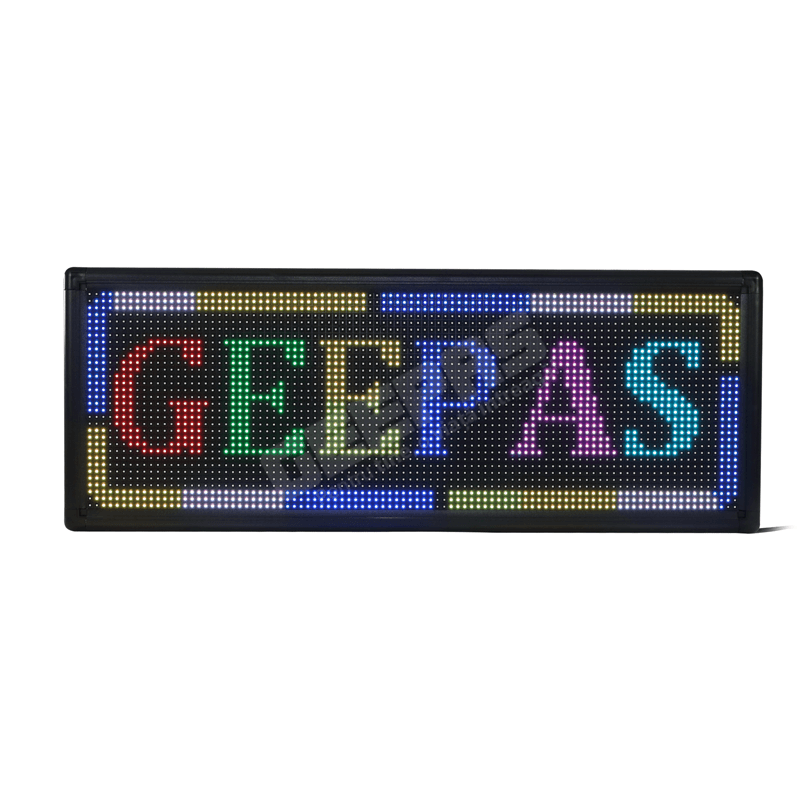 Reclamă luminoasă LED, 200x100cm, RGB – interior/exterior