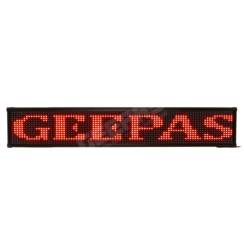 Reclamă luminoasă LED, 200x40cm, roșie - interior/exterior